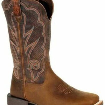 Women *  | Top Selling Durango Women’S Lady Rebel Pro Cognac Ventilated Western Boots Square Toe