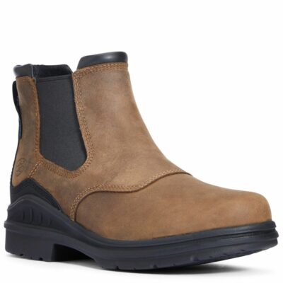 Men *  | Sale Online Ariat Men’S Barnyard Twin Gore Ii Boots Round Toe