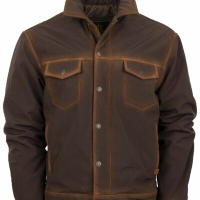 Men *  | Sts Ranchwear By Carroll Sale Online Sts Ranchwear Men’S Denim Cut Brumby Brown Jacket