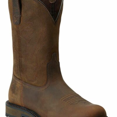 Men *  | Hot Sell Ariat Groundbreaker Pull-On Work Boots Round Toe