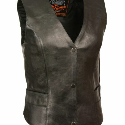 Women *  | Cut Price Milwaukee Leather Women’S Classic Snap Front Vest 4X