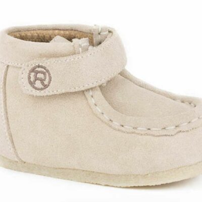 Kids *  | Special Offers Roper Infant Boys’ Tan Suede Poppet Boots Moc Toe