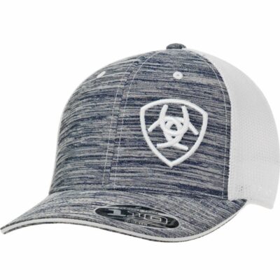 Men *  | Discount Ariat Men’S Logo Embroidered Ball Cap