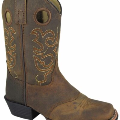 Kids *  | Cut Price Smoky Mountain Boys’ Sedona Western Boots Square Toe