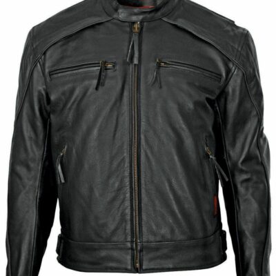 Men *  | Milwaukee Motorcycle Clothing Official Milwaukee Men’S Warrior Leather Motorcycle Jacket