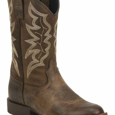 Men *  | Bestsellers Justin Men’S Buster Distressed Western Boots