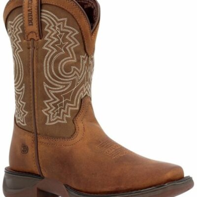 Kids *  | Premium Durango Youth Boys’ Lil Rebel Embroidered Western Boots Broad Square Toe