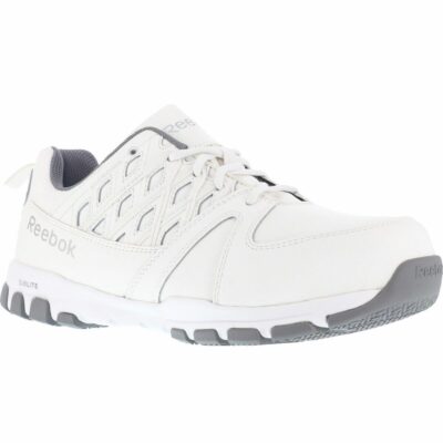 Men *  | Premium Reebok Men’S Leather And Microweb Athletic Oxfords Steel Toe