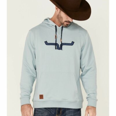 Men *  | Discount Kimes Ranch Men’S Ttl Beach Glass Logo Embroidered Hooded Sweatshirt