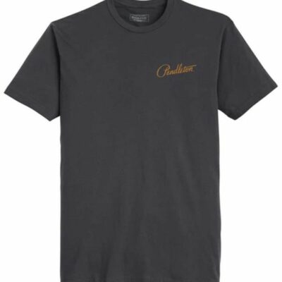 Men *  | Official Pendleton Men’S Base Camp Logo Graphic Short Sleeve T-Shirt Black