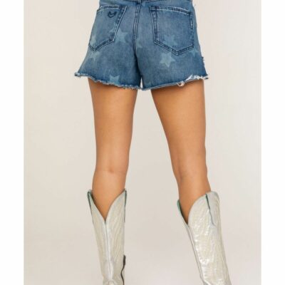 Women *  | Hot Sell Show Me Your Mumu Women’S Arizona High Waisted Stellar Star Shorts